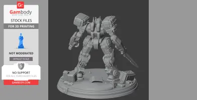Balteus Armored Core VI - Character Figure STL
