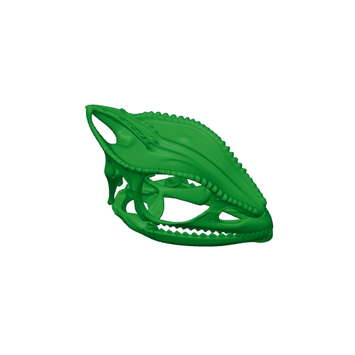 Panther Chameleon Skull.3mf