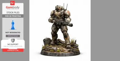 Bastion Arc Raiders - Character Figure STL