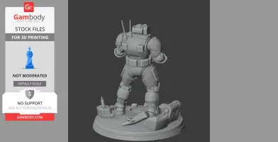 Bastion Arc Raiders - Character Figure STL