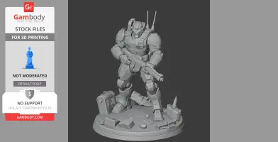 Bastion Arc Raiders - Character Figure STL