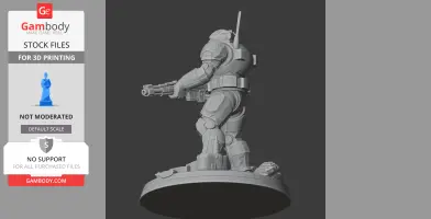 Bastion Arc Raiders - Character Figure STL
