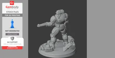 Bastion Arc Raiders - Character Figure STL
