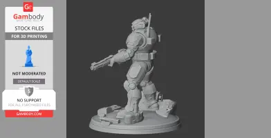 Bastion Arc Raiders - Character Figure STL