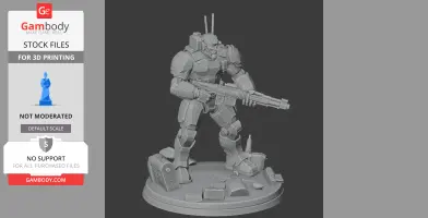 Bastion Arc Raiders - Character Figure STL