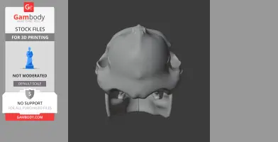 Paranthropus boisei Skull - Skull Replica STL