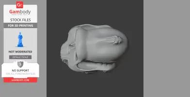 Paranthropus boisei Skull - Skull Replica STL