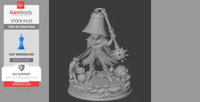 Bell Beast Hollow Knight Silksong - Character Figure STL