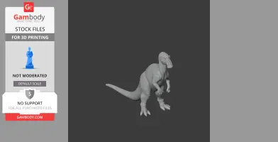 Anatosaurus - Prehistoric Animal STL