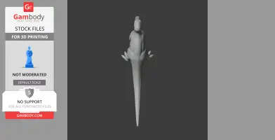 Anatosaurus - Prehistoric Animal STL