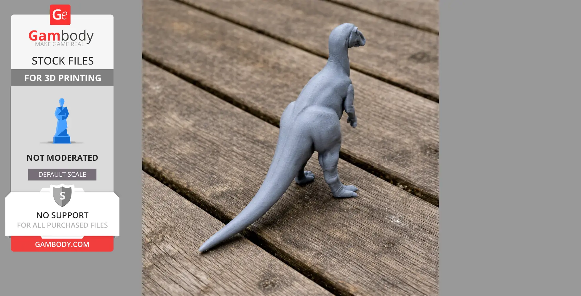 Anatosaurus - Prehistoric Animal STL