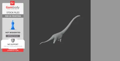 Andesaurus - Prehistoric Animal STL