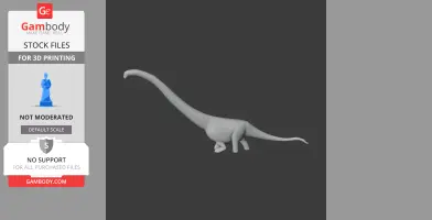 Andesaurus - Prehistoric Animal STL