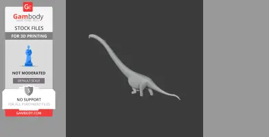 Andesaurus - Prehistoric Animal STL