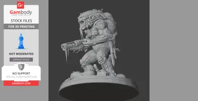 Bile Spewer Helldivers 2 - Character Figure STL