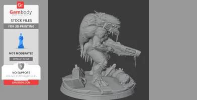 Bile Spewer Helldivers 2 - Character Figure STL
