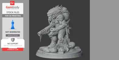 Bile Spewer Helldivers 2 - Character Figure STL
