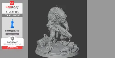 Bile Spewer Helldivers 2 - Character Figure STL
