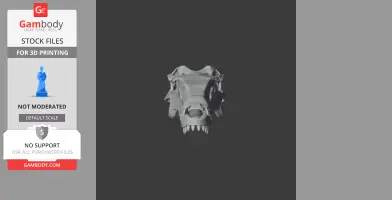 Patagonykus Skull - Skull Replica STL