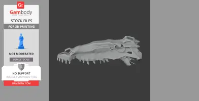 Patagonykus Skull - Skull Replica STL
