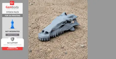 Patagonykus Skull - Skull Replica STL