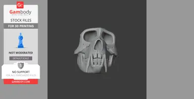 Patas Monkey Skull - Skull Replica STL