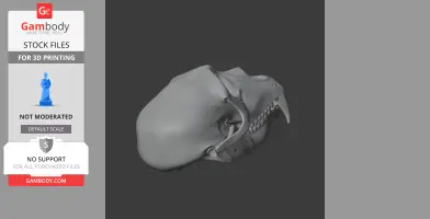 Patas Monkey Skull - Skull Replica STL