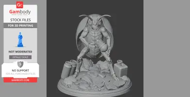 Bombardier Beetle Grounded 2 - Character Figure STL