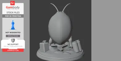 Bombardier Beetle Grounded 2 - Character Figure STL