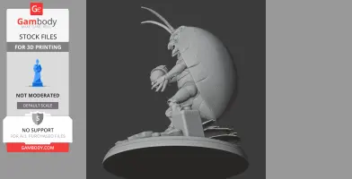 Bombardier Beetle Grounded 2 - Character Figure STL