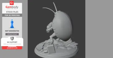 Bombardier Beetle Grounded 2 - Character Figure STL
