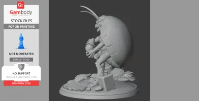 Bombardier Beetle Grounded 2 - Character Figure STL