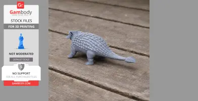 Ankylosauria - Prehistoric Animal STL