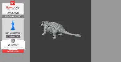 Ankylosauria - Prehistoric Animal STL