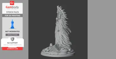Boneflower Wuchang Fallen Feathers - Character Figure STL