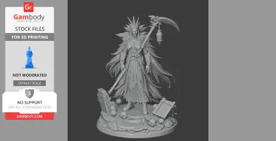 Boneflower Wuchang Fallen Feathers - Character Figure STL