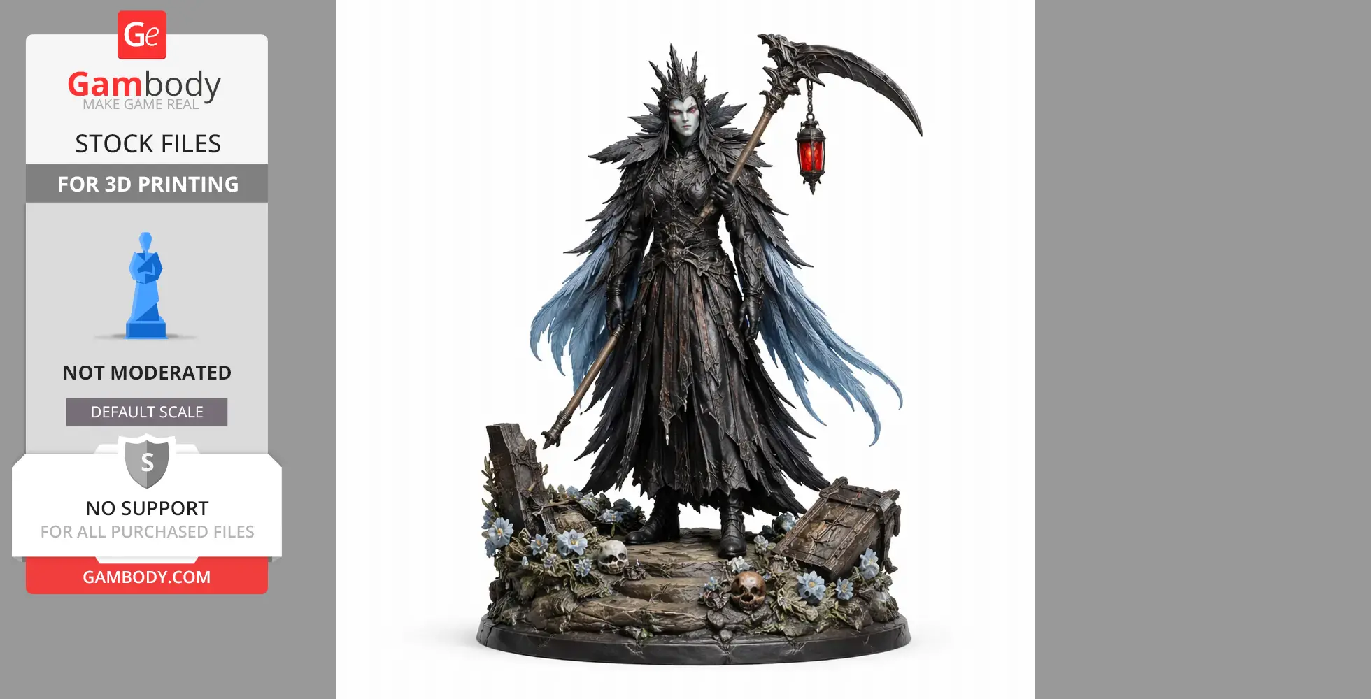Boneflower Wuchang Fallen Feathers - Character Figure STL