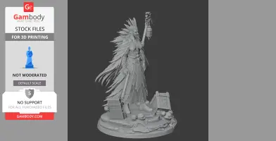 Boneflower Wuchang Fallen Feathers - Character Figure STL