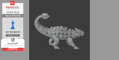 Ankylosaurus - Prehistoric Animal STL