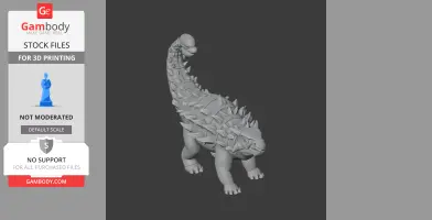 Ankylosaurus - Prehistoric Animal STL