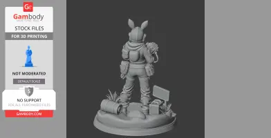 Bunny Anchor Pacific Drive - Character Figure STL