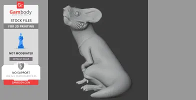 Aquilops - Prehistoric Animal STL