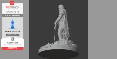 Cahara Fear and Hunger - Character Figure STL