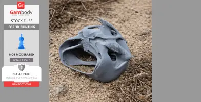 Piranha Skull - Skull Replica STL