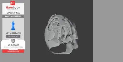 Piranha Skull - Skull Replica STL