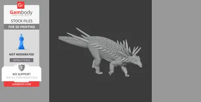 Araucanoraptor - Prehistoric Animal STL