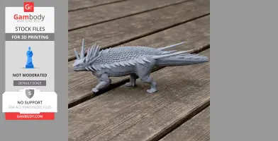 Araucanoraptor - Prehistoric Animal STL