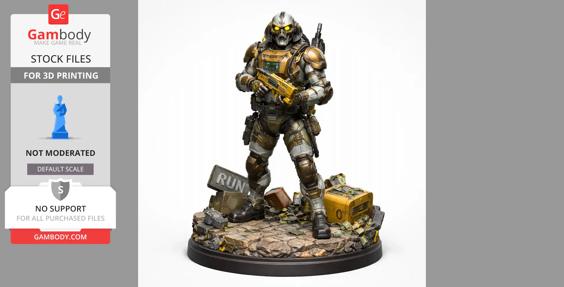 Cashout Machine The Finals - Character Figure STL