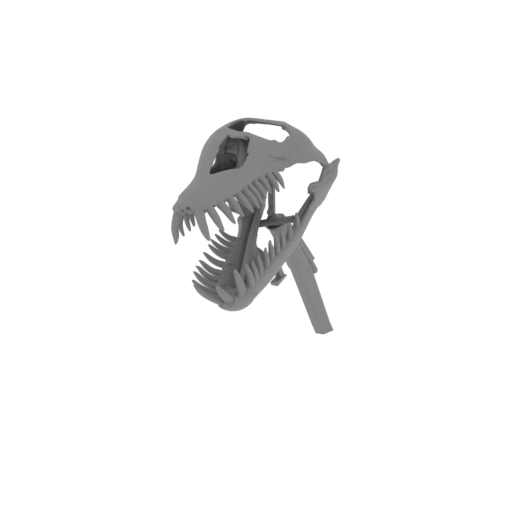 Plesiosaurus Skull.stl