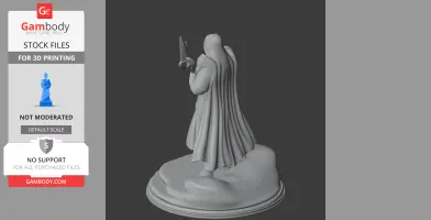 Cathedral Guard Tunic - Character Figure STL